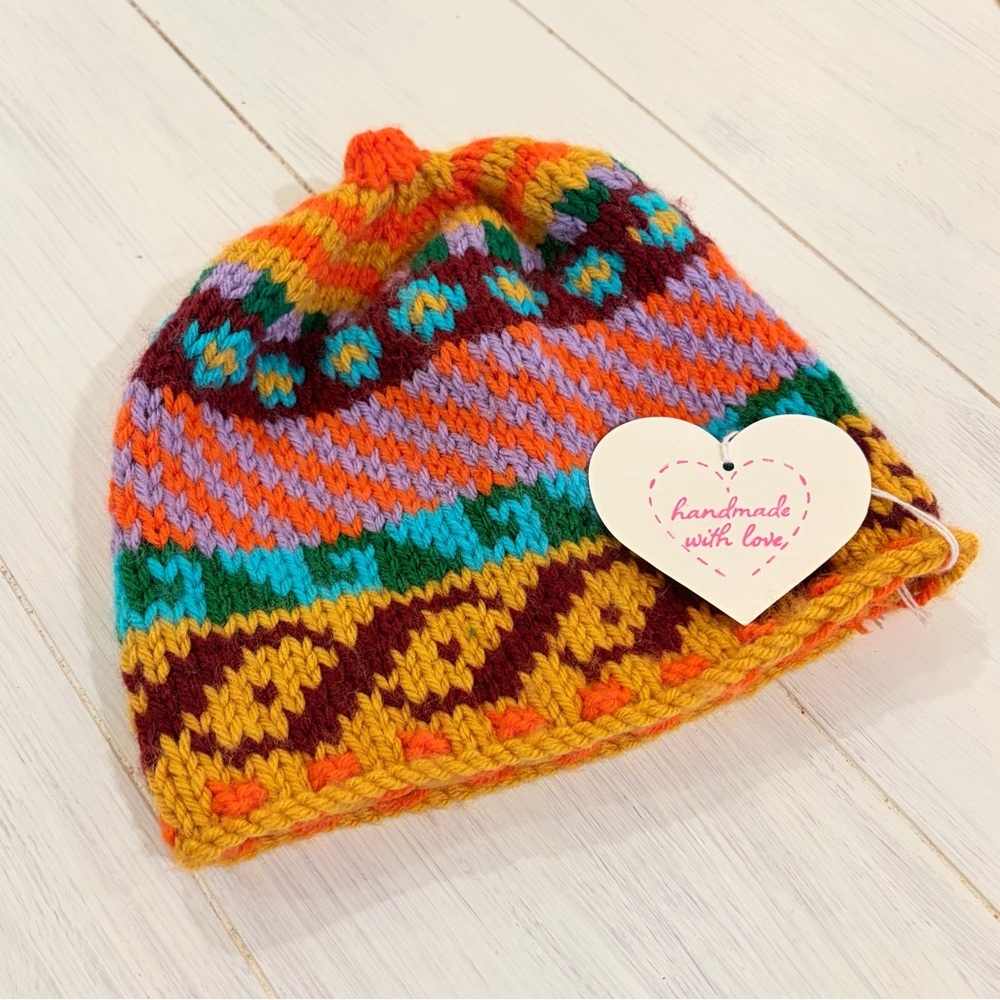 Sold Handmade Knit Hat Crochet NWT